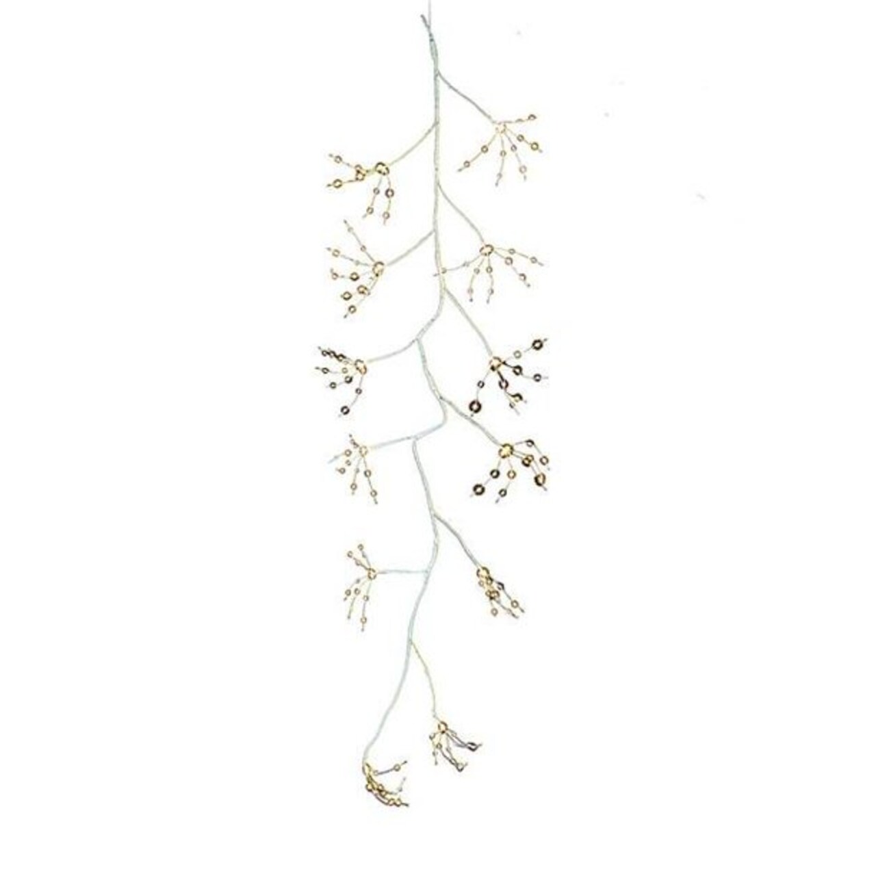 Kurt Adler 6' Pre-Lit White Bark Artificial Christmas Garland - Warm White LED Lights